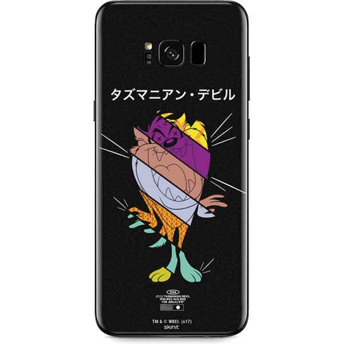 Looney Tunes Tasmanian Devil Sliced Juxtapose Galaxy S8 Plus Skin